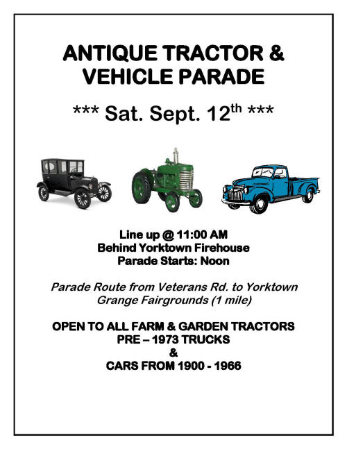 Antique Tractor Parade