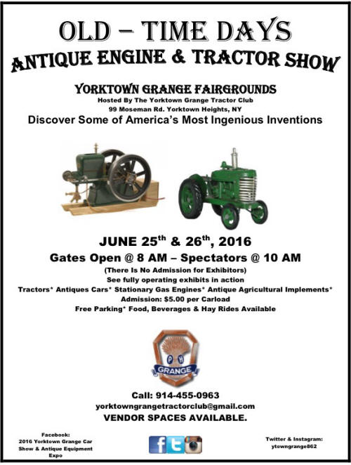 Antique Engine and Tractor Flyer