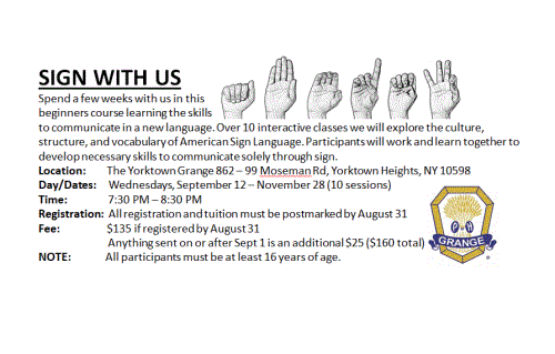 Sign Language Course