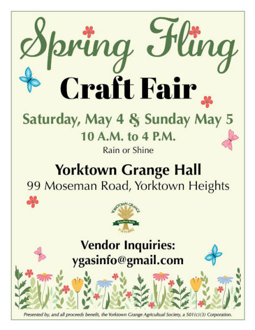 Spring Fling Craft Fair Flyer